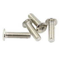 가구조립 DIY 목재고정 녹방지 니켈도금 6mm 평볼트 다양한 사이즈, M6x45mm