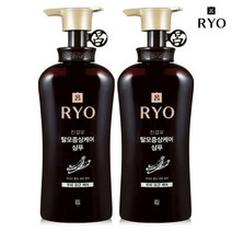려 진결모 한방 홍삼 탈모 증상 케어 대용량 샴푸 490mlX2개, 단품