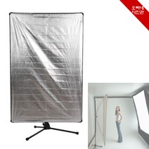[오빠네사진관] 전신반사판 AuroraLite 80x120 스튜디오반사판 사진반사판 광고영상도구 그림자제거 보조광효과, 투과