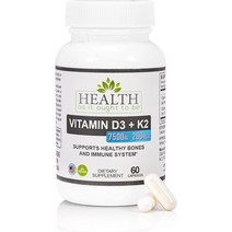 비타민d3 비타민k2 menaquinone 메나퀴논 mk7 60캡슐 Health As It, 상품선택