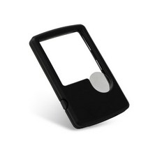 ETSHOP LED 고배율 카드형 돋보기, 블랙, 5개