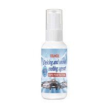 겨울 자동차 앞 유리 얼음 제거 스프레이 30/100ml 눈 성에 방지 키트 서리 보호, 01 200ml