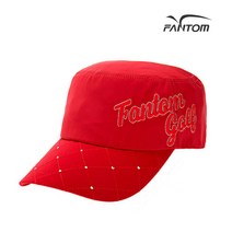 팬텀 골프 fantom여성 스티치 포인트 밀리터리 캡 모자 F22183CP658_RE, 056, RE