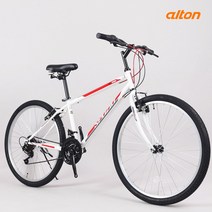 알톤스포츠 네오 26GS 코렉스 MTB 자전거 미조립, 화이트   레드, 1800mm