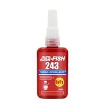 밀봉 나사 접착제 리테이너 잠금 금속 무산소 부식 방지 243 스레드 50ml, 01 1pcs