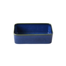 까사무띠 이태리 세나 [깊은 사각접시 17cm/5.8(h)] 도자기그릇 1P, 블루, 1개