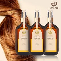 [KT알파쇼핑]쏘헤어 모로코 아르간오일 프리미엄 에센스 100ml × 3병