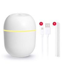 귀여운 애완 동물 미니 가습기 가정용 소형 보습 아로마 테라피 자동차 창의력 에어 베어 USB, [15] Egg Humidifier White