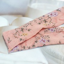 곱창고무줄 헤어밴드 만들기 재료 쉬폰 재봉 원단 (폭5cm 길이2.7m) - 총10종류, 1.로라-핑크 (2.7m)