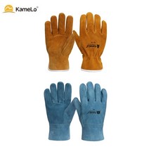 안전 장갑 작업 캠핑 용접 가죽 티크 방염장갑 찔림방지 가시장갑, 701YL(내피유)