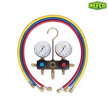 REFCO 레프코 BM2-6-DS-R22 (R-22 R-134 R-404A) 아날로그 매니폴드게이지