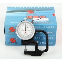 단차측정게이지 0-5mm 아날로그 고정밀 틈새 각목, 범위 0-1mm