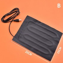 찜질팩 손난로 전기장판 1/2PCS -5V-12V USB Warme 파스타 패드 Snel Verwarming 탄소 섬유 Pad Veilig Warmer Pads, [08] as pic