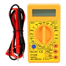 Youmine ANENG LCD 디지털 멀티미터 DT-830B 전기 전압계 전류계 옴 테스터 AC/DC 750/1000V 앰프 볼트 미터, 1개