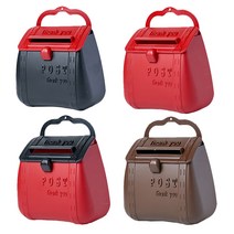 꽃샘 복주머니 우체통 우편함 우편수납함 집들이 선물, 블랙