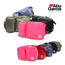 아부가르시아 컬러즈 힙백 스몰 라지 루어가방 허리가방 힙색, 레드