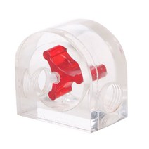 터빈 디지털 전자식 유량계 8 장 액체 냉각기를위한 전자식 유량 측정기 지표, 빨간색, 1개