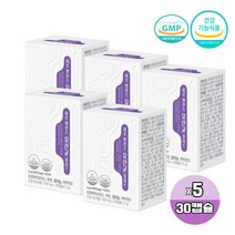 하루밸런스 장에좋은 특허유산균 M3 50억 보장 이너 프로바이오스틱스 정상적인 배변활동 식물성캡슐 식약처인증, 30캡슐 X 5박스