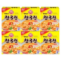 오뚜기 맛있는 청국장, 39.6g, 6개