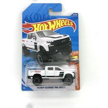 핫휠 자동차 미니카 다이캐스트2020-151 Hot Wheels car 1/64 19 쉐비 실버라도 트레일 보스 LT 컬렉션 메, 01 2020-151 white