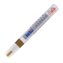 자동차 셀프도색 휠 부분도색 LT1101 화이트 타이어 페인트 마커 펜 방수 영구 바이크 오토바이 트레드용 고무 금속, [01] 금, 1개