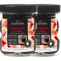 Valrhona Fondant Praline Dark Chocolate 발로나 폰단트 프랄린 견과류 다크 초콜릿 180g 2통