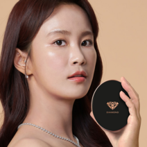 포예 다이아몬드 쿠션, 23호 핑크바닐라 본품 리필