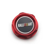 Ralliart-레이싱 엔진 오일 캡 연료 필러 커버 캡 미쓰비시 HT6315 갈란트 몬, 03 빨간