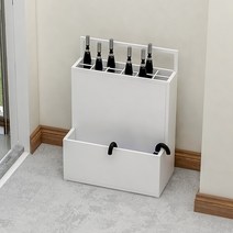 대용량 우산꽂이 학원 사무실 북유럽 깔끔 정리 심플 업소용 장우산 꽂이, 옐로우 (38x26x60)분류