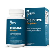 Dr Tobias Digestive Enzymes 닥터 토비아스 다이제스티브 엔자임 소화 효소 60정, 1개