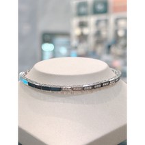 로이드14K L-CARAT 시리즈 **언발디자인에 독특한 **스퀘어 라인 **테니스팔찌 추천 [NC송파]
