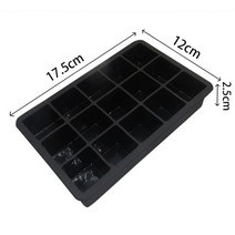 업소용제빙기 20kg 30kg 50kg 100kg 대용량 사무실 각얼음 가정용 투명 얼음 제조기 iperfect ce maker ice cube tray46815 grid 대형, 15 그리드