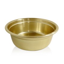 pdg# 비빔양푼 대원 돌고래 양은 양푼 ( 18cm ) 알루미늄 양푼이 믹싱볼 양은양푼 황양푼