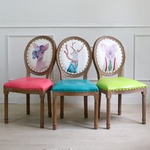 루이송 비앙카 의자 2인 4인(완제품 국내배송) 식탁 테이블 북유럽풍 엔틱 인테리어, 비앙카 의자 핑크