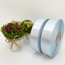 포장 리본 끈 제이제이리본 고밀도주자 2롤 45M (20mm 25mm), 25mm, 연하늘