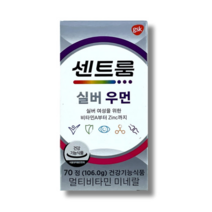 센트룸 실버 우먼 멀티비타민 미네랄, 70정, 4개