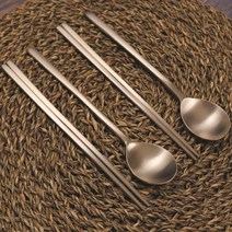 안성 무형문화재2호 이종문 유기수저 2인 세트 방짜유기 예단 회사 기업 부모님 선물, 명절선물포장, 유기수저2인세트