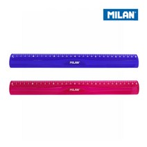MILAN 밀란 30cm 자, 1개, 파랑