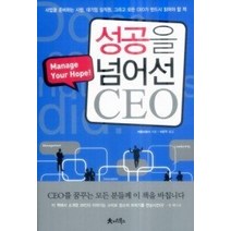 [개똥이네][중고-상] 성공을 넘어선 CEO