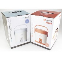 키친아트 [규촌키친] 코랄 블루 쁘띠 전기밥솥 1인용 KAEC-B200HLS (도시락 미니밥솥 소형밥통 보온밥솥 가정용밥솥 밥통 삼계탕 국보관 숭늉 식혜), 코랄(오렌지)