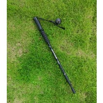 스키 폴대 스틱 카본 hzyeyo 초경량 워킹 조절 가능한 하이킹 alpenstock 알루미늄 합금 슈팅 등산 캠핑 트레킹 폴, 스트레이트 핸드 블랙