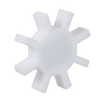 1Pc 교반 막대 자기 교반기 기어 팔각형 자석 실험실 Quincunx PTFE, 01 White