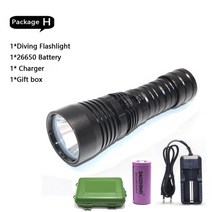 수중써치 해루질 방수 후레쉬 다이버 스쿠버 다이빙 손전등 스킨스쿠버 랜턴 슈퍼, h, 노란색