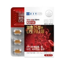 종근당 20100 혈행건강엔 나토키나제, 30정, 12g, 6개