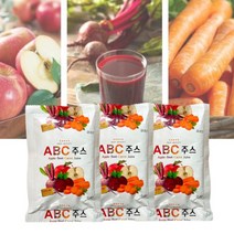 친환경재료로 만든 원물 그대로 ABC 해독주스, 110ml x 60개