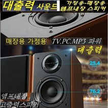 웅장한베이스 가정용/업소용 고출력 앰프내장스피커 WBA1000 미용실.호프집