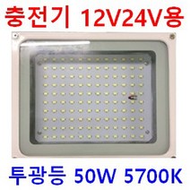 태양광충전 실내등 캠핑카 차박SUV 탑차 선박 12V24V LED 램프 평판 640X180 20W 12V 매입등 6인치 8인치 다운라이트 12V 투광등 작업등 120W 60W, 투광등 6500K 50W