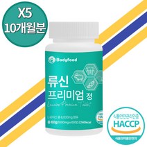 바디푸드 류신 단백질 타블렛 프리미엄정 1000mg 300정 10개월분, 60정, 7통