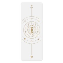 푸고무 요가매트 미끄럼방지 요가 헬스매트 요가관 체위선매트 요가매트, 황금색, 183*68*0.5cm[공백]