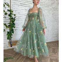 Fatapese-번성하는 초원 요정 웨딩 드레스 우아한 v넥 라인 자수 원단 꽃과 나비로 덮여 있음, 02 As Pic CPS2018_01 2